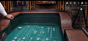 Flink wat inzetmogelijkheden bij een normale craps tafel